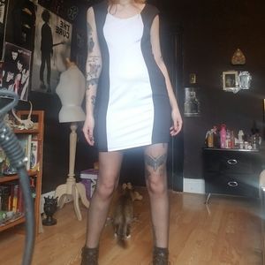🎀🖤 Y2K B&W Charlotte Russe Dress 🖤🎀